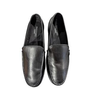 Rockport Classic Venetian Loafer Mens 8 M Black Slip On Dress Shoe M76440 NWOB